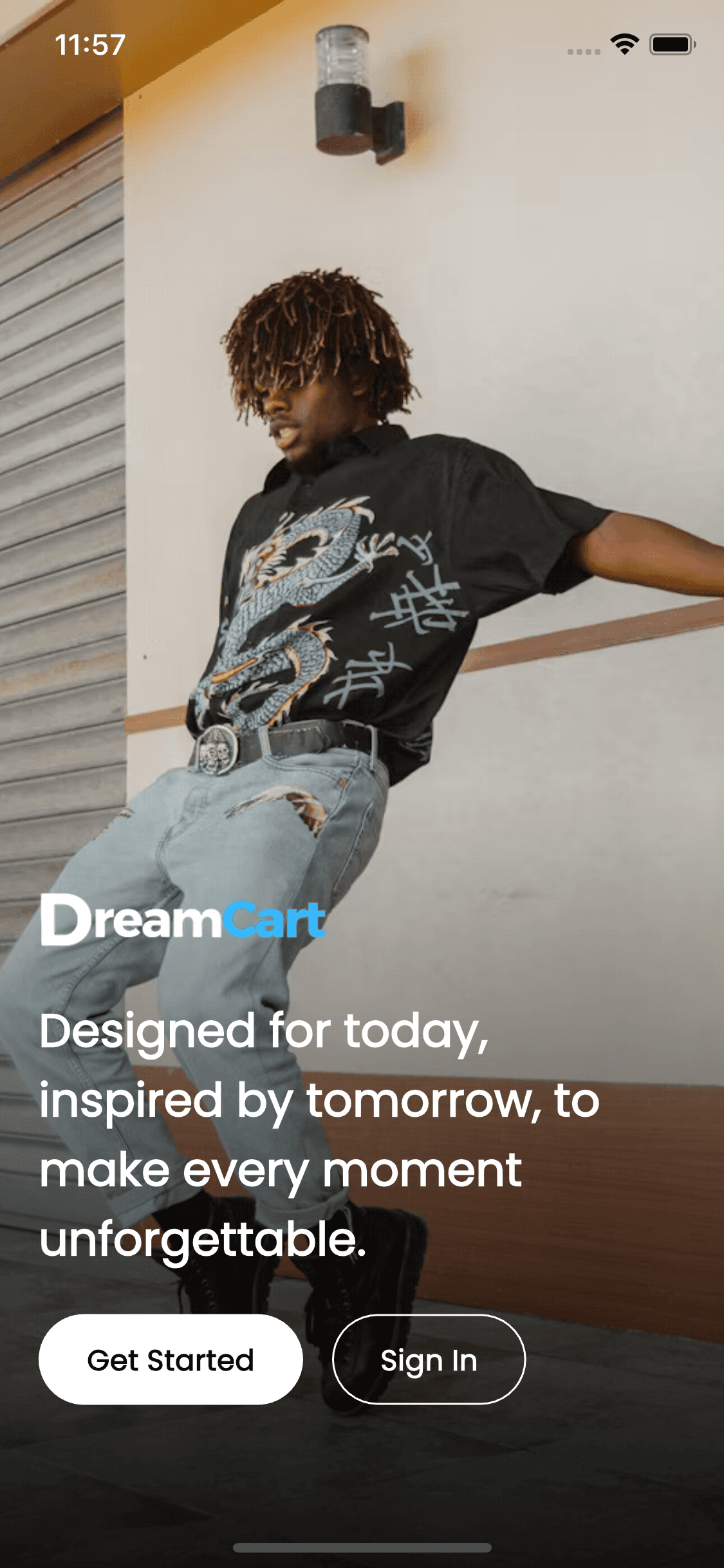 DreamCart – Android app screenshot